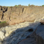 The big rock showing became completely covered.